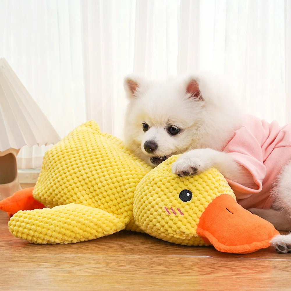 Quaking Duck Comforter Dog Toy