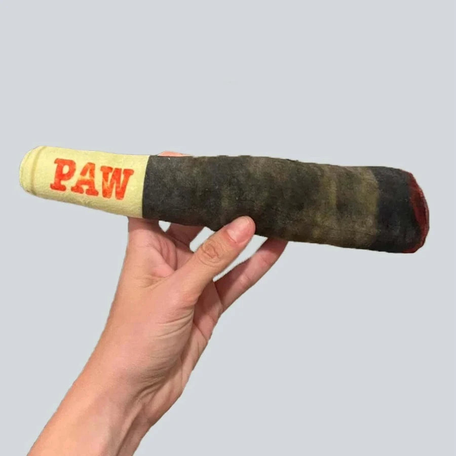 Cigar Design Plush Squeaky Toy