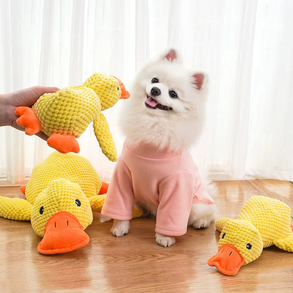 Quaking Duck Comforter Dog Toy