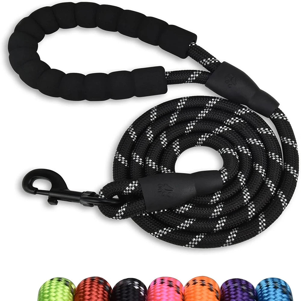 5FT Reflective braided Dog Lead -